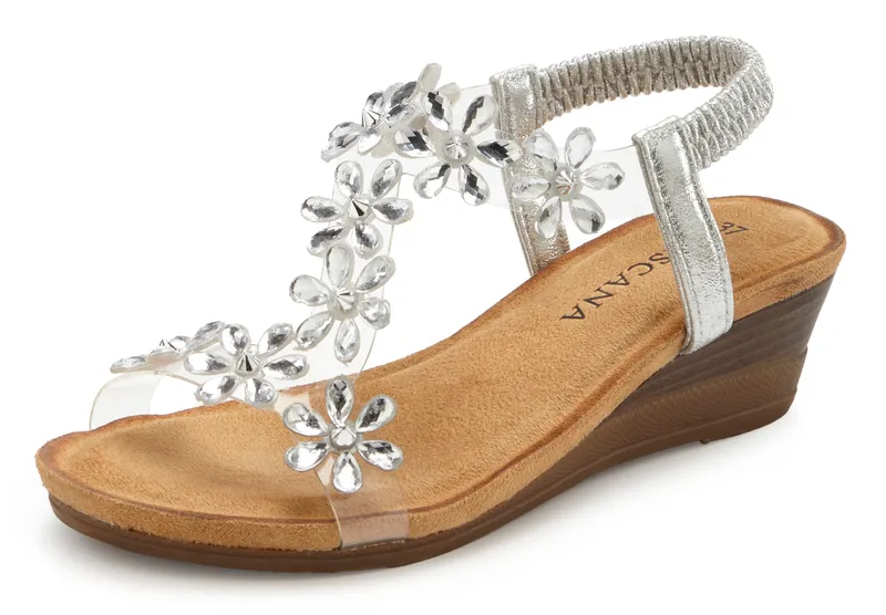 Lascana Sandalette, Silberfarben, – Produktbild 3 von 3