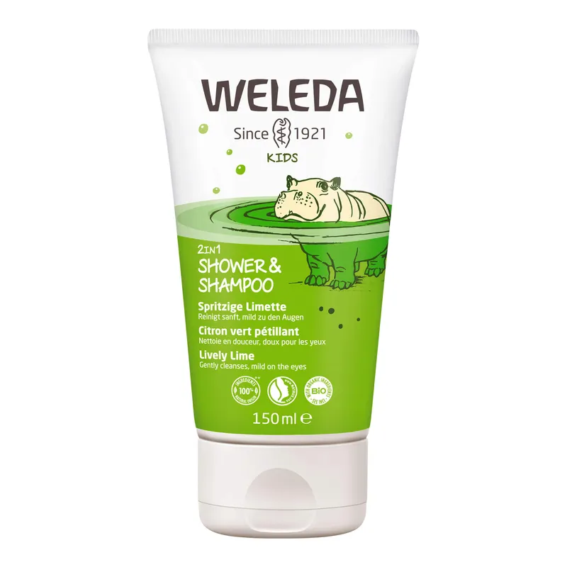 Weleda Weleda Kids 2in1 Shower & Shampoo Spritzige Limette – Produktbild 1 von 1
