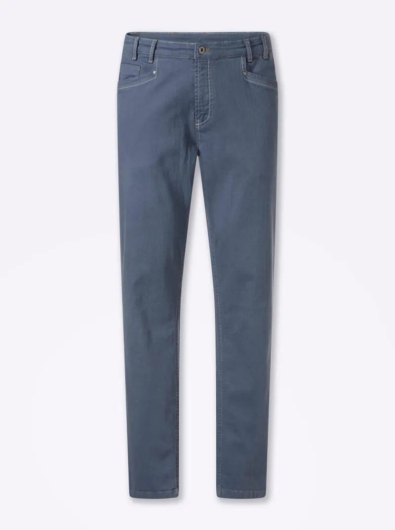 marco donati 5-Pocket-Jeans taubenblau, Taubenblau, – Produktbild 1 von 2