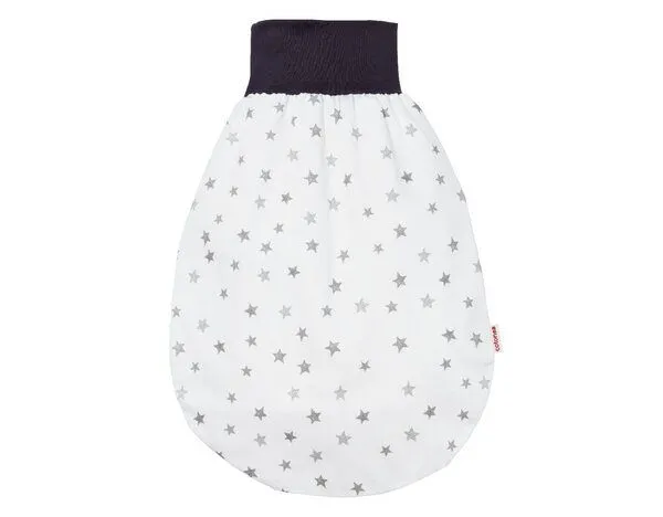 Cotonea Cotonea Bio Strampelsack mit Teddyplüsch-Futter, Design: sternchen (grau), – Produktbild 1 von 1
