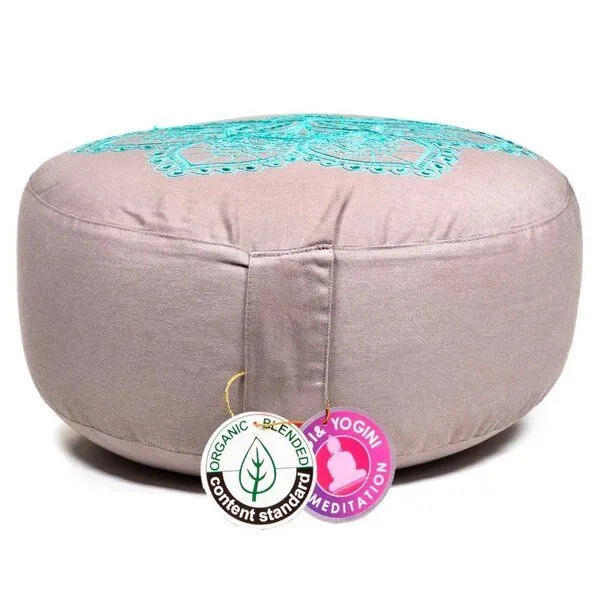 Just Be Just Be Meditationskissen Lotus, Taupe, – Produktbild 3 von 3
