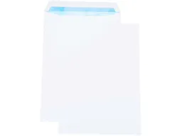25 Versandtaschen "Nautilus Super White" DIN C4, mit Haftklebung, ohne Fenster, 120 g/m² – Produktbild 1 von 1