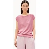 ARMEDANGELS ARMEDANGELS JILAANA Damen T-Shirt aus TENCEL Lyocell Mix, Washed berry, – Produktbild 1 von 1