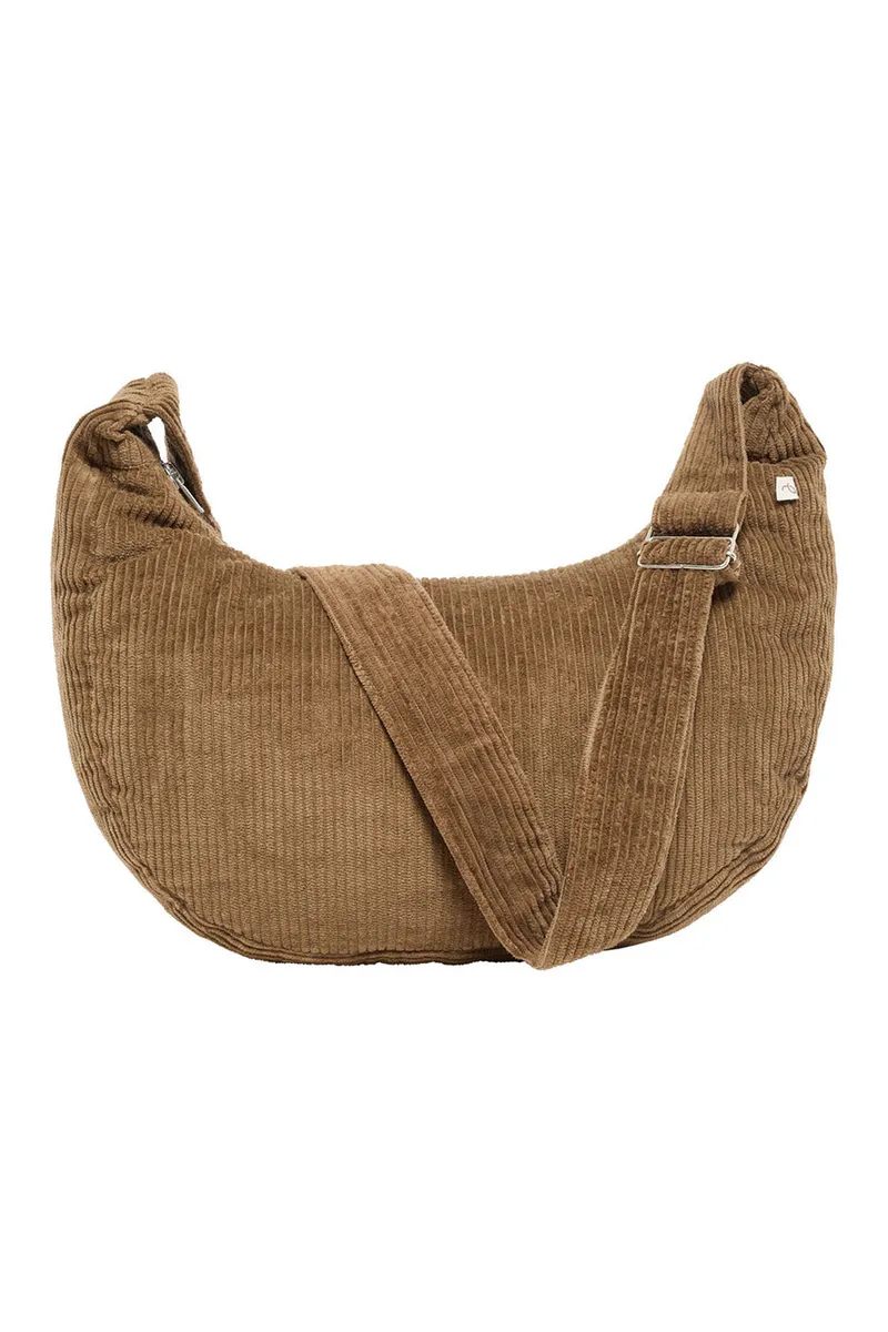 Tranquillo Cross-Body-Bag Birnaa aus Biobaumwolle - taupe / one size – Produktbild 1 von 2
