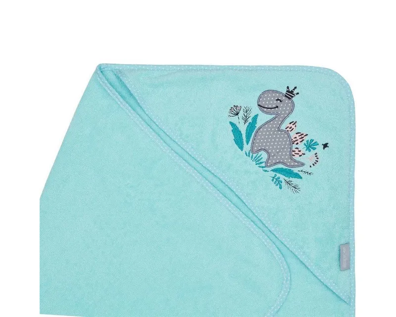 SEI Design Kapuzenhandtuch aus 100% BIO Baumwolle Frottee, Frottee (1-St), inkl. Geschenkverpackung, Grün, – Produktbild 1 von 5