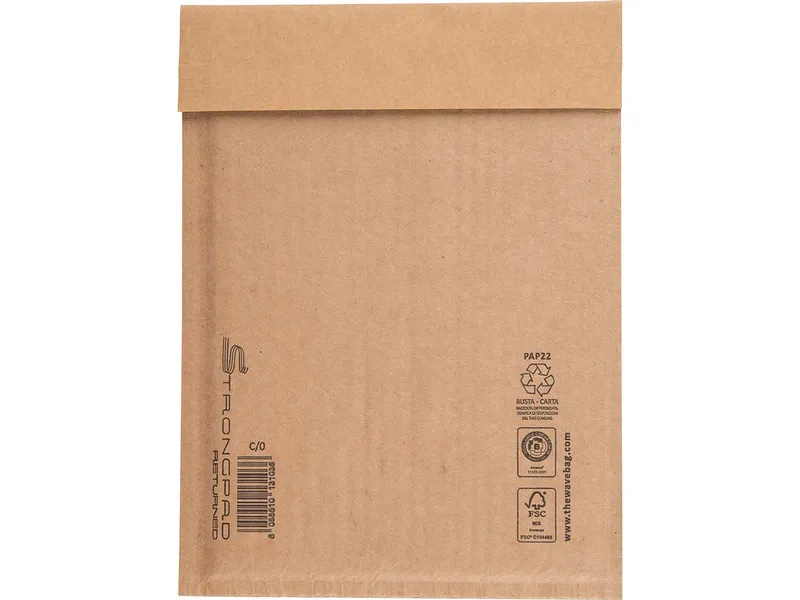 150 Stk. Wellpapp-Versandtaschen mit Retourenklebung, 150 x 215 mm – Produktbild 1 von 1