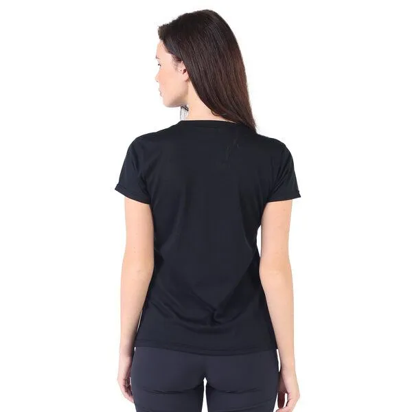 Woolona Woolona V-Shirt - CALIMA - 100% Merinowolle, Schwarz, – Produktbild 3 von 3