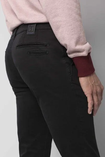 M 5 BY MEYER M 5 BY MEYER Casual Chino Super Stretch, Schwarz (schwarz), – Produktbild 5 von 5