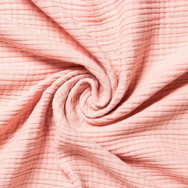 People Wear Organic People Wear Organic Biobaby Mulldecke, 4-lagig, 100% Baumwolle (kbA), 105x105cm, Rosé, – Produktbild 3 von 3