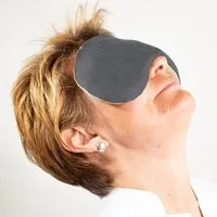 nahtur design nahtur-design Augenmaske zur Entspannung aus Leinen, Anthrazit-moos, – Produktbild 1 von 1