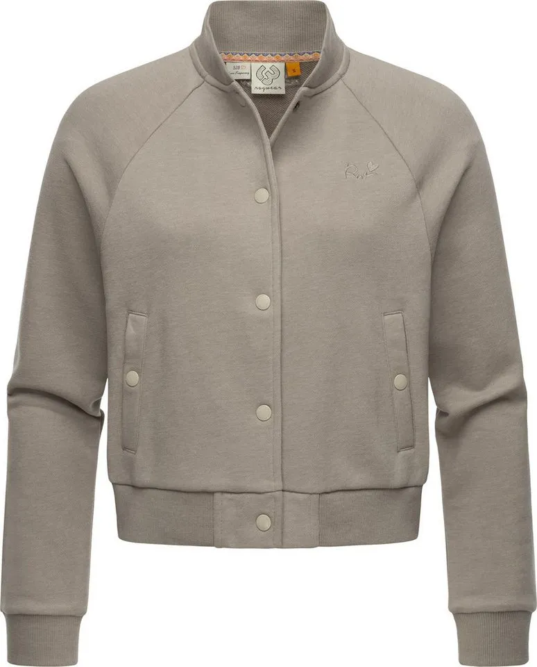 ragwear ragwear Bomberjacke Simonette stylische Damen Collegejacke für den Übergang, Braun, – Produktbild 1 von 3