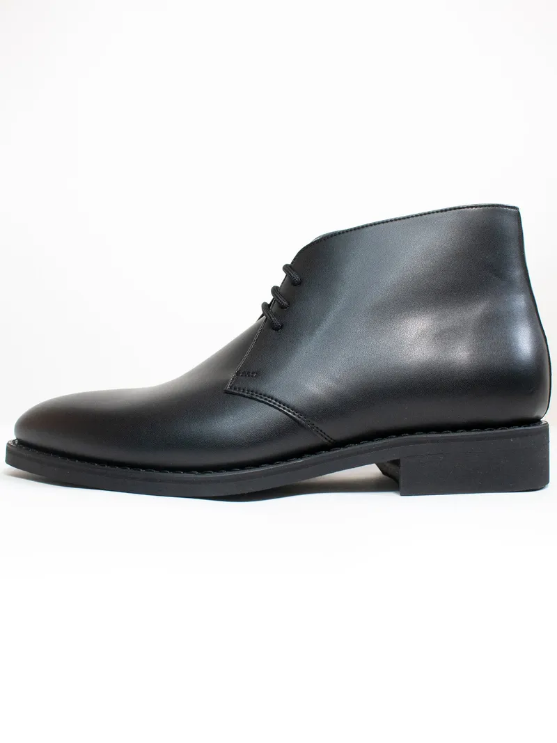 Will's Vegan Store Will's Vegan Store Herren vegan Chukka Stiefel Goodyear Welt Schwarz, Schwarz, – Produktbild 2 von 2