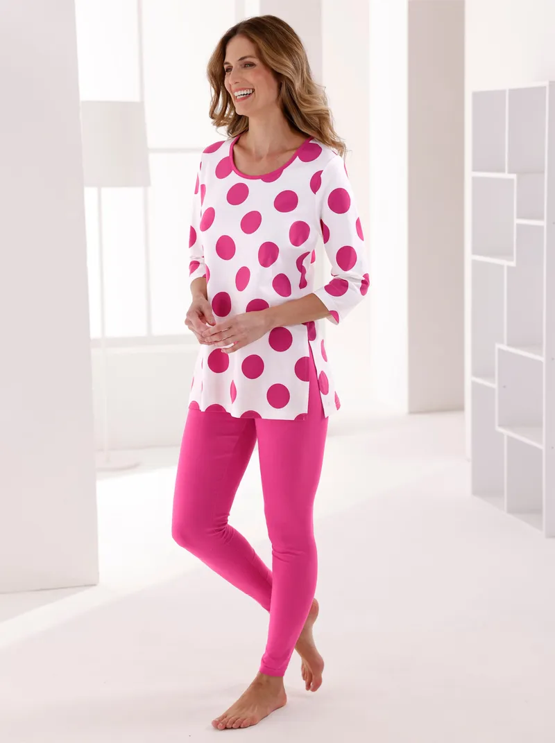 feel good Leggings fuchsia, Fuchsia, – Produktbild 3 von 3