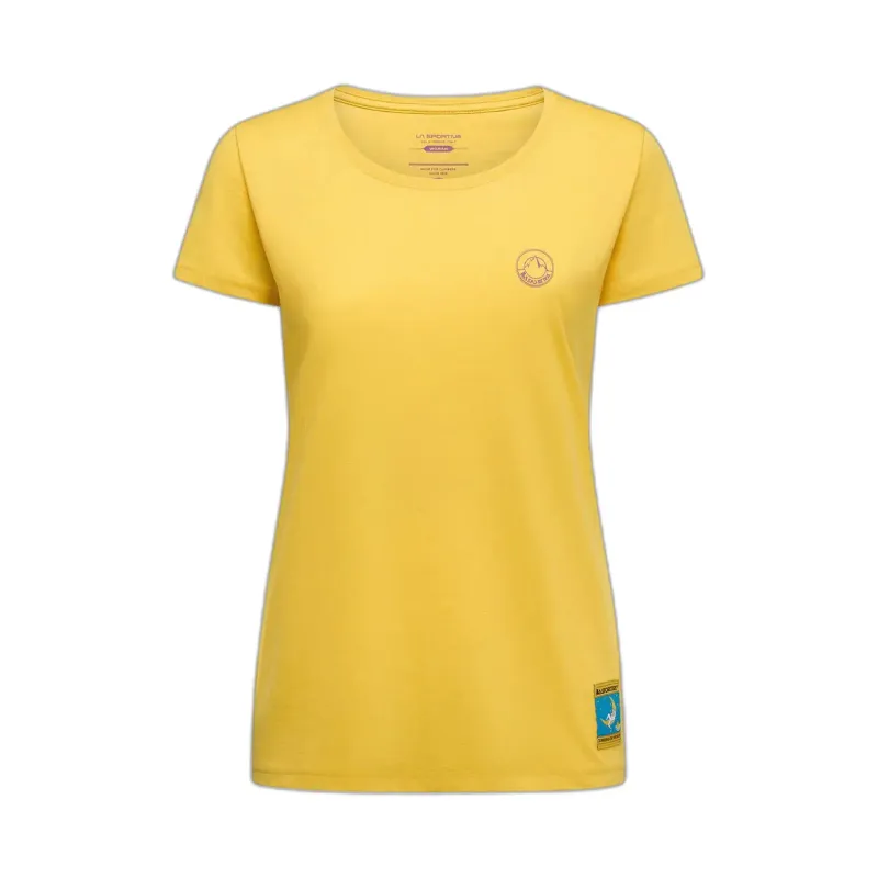 La Sportiva Damen T-Shirt La Sportiva Climbing on the Moon, Jaune, – Produktbild 1 von 1