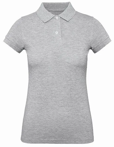 B&C Collection B&C Collection Inspire Polo-Shirt Damen, Heather grey, – Produktbild 1 von 3