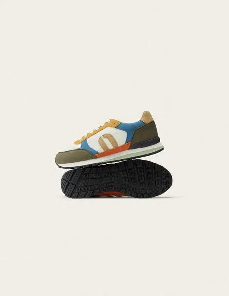 Odaje Odaje Sneaker Modell: Adrien, Khaki/weiß/mustard, – Produktbild 3 von 4