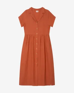 MATONA MATONA Damen vegan Kleid Collared Rooibos – Produktbild 1 von 1