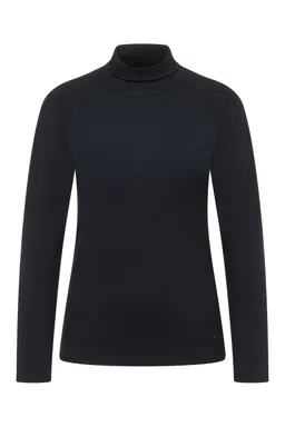 Tranquillo Jersey-Shirt Chiaraa aus  EcoVero™-Viskose - black / XL – Produktbild 1 von 1