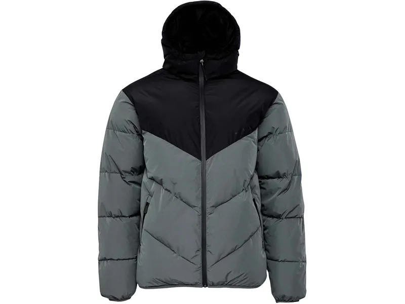 Mazine MAZINE Herren-Steppjacke "Duns Puffer" mit Kapuze, black/bottle, Gr. M – Produktbild 1 von 1