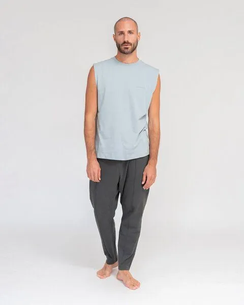 Lotuscrafts Lotuscrafts REID Mens Tank-Top, Stone blue, – Produktbild 3 von 4