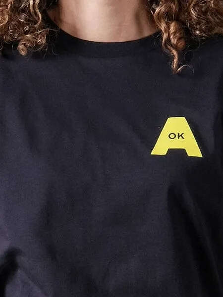FANTASTIC REALITY STUDIOS Fantastic Reality Studios A-OK T-Shirt – Bio-Baumwolle, Unisex, Blau, – Produktbild 3 von 4