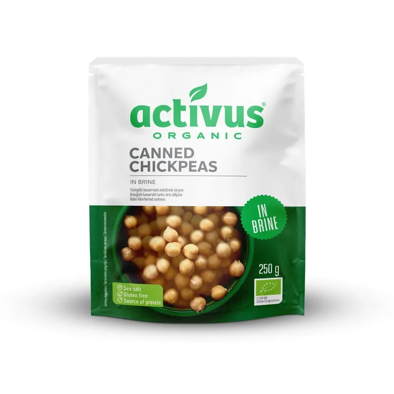 Activus Activus BIO Kichererbse in salzigen Guss 250 g – Produktbild 1 von 1