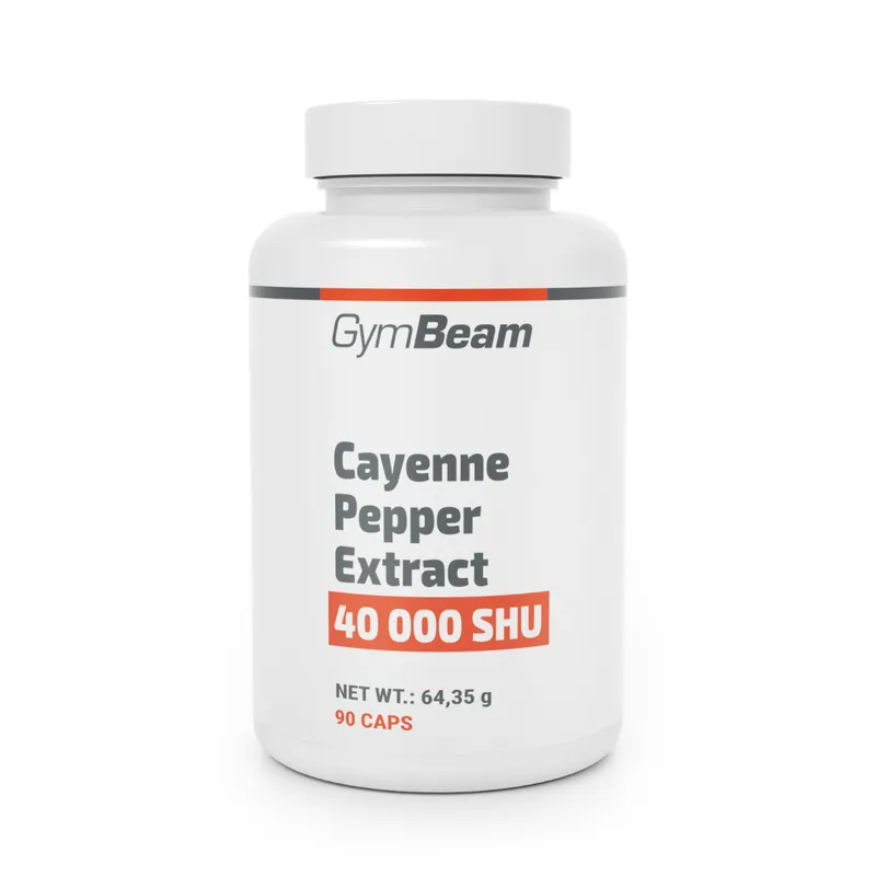 GymBeam GymBeam Cayennepfeffer Extrakt 90 Kapseln – Produktbild 1 von 1