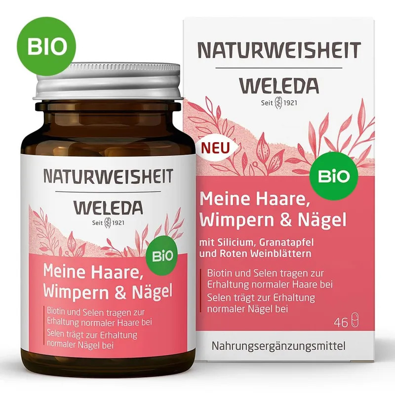 Weleda Weleda Naturweisheit Meine Haare Wimpern&nägel Kps – Produktbild 1 von 3