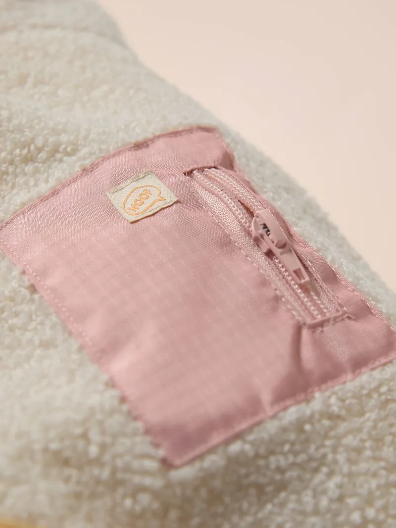 Vertbaudet Fleece-Mantel für Hunde mit kleiner Tasche, Beige, – Produktbild 3 von 4