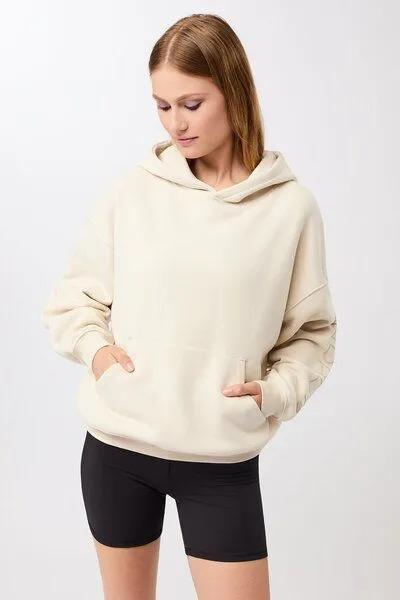 mandala mandala Basic Hoodie Signature, Morning (weiß), – Produktbild 1 von 4