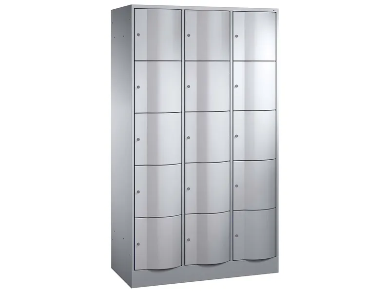 C+P C+P Schließfachschrank 3 Türme lg/si 5er – Produktbild 1 von 1