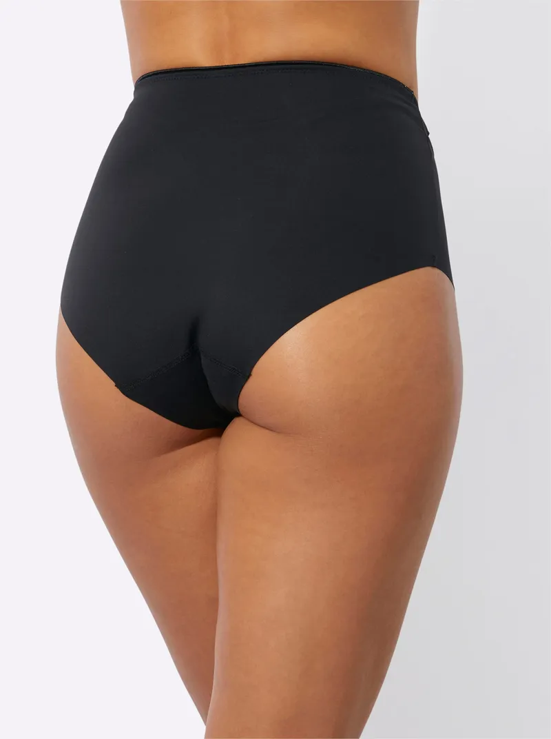 wäschepur Taillenslip schwarz, Schwarz, – Produktbild 1 von 2