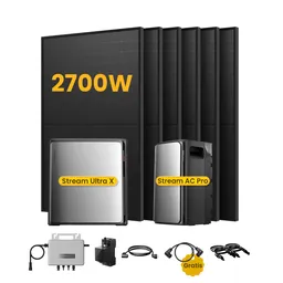 EcoFlow EcoFlow Stream Ultra X Solaranlage mit Speicher, inkl. 6 x 450W Bifazialen Solarmodulen, by Powerness (deal) - Stream Ultra X + Stream AC Pro | 5760Wh / 1 x Smart Meter / Selbstabholung – Produktbild 1 von 1