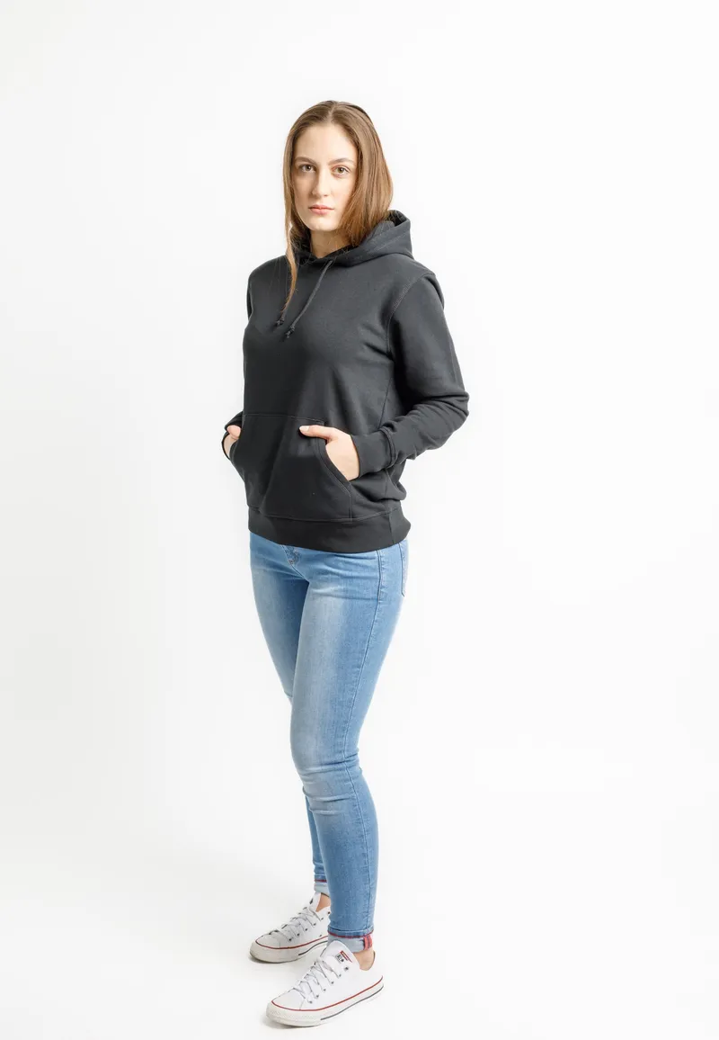 TORLAND TORLAND Damen vegan Hoodie Drummer, Schwarz, – Produktbild 1 von 2