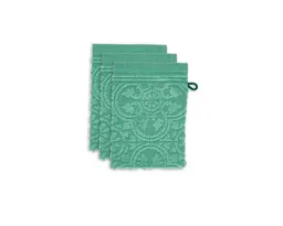 PiP Studio Handtuch Tile Pip Green 16X22 Set A 3 Grün 100% Cotton, terry, 500 GSM 16, Baumwolle (1-St), Handtuch Frottetuch – Produktbild 1 von 1