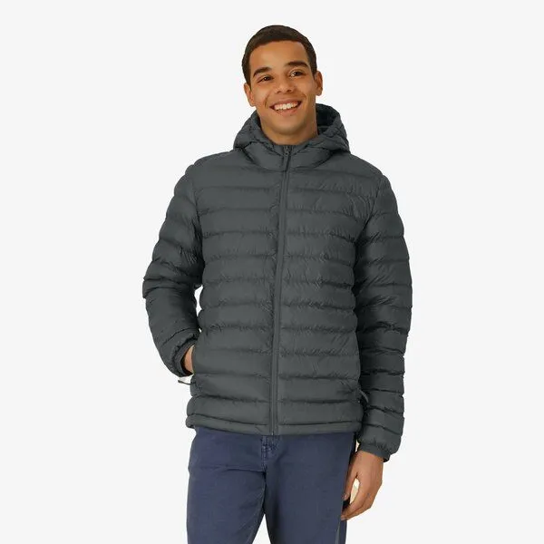 YTWOO YTWOO Leichte Herrenjacke mit Kapuze, Anthrazit, – Produktbild 2 von 4