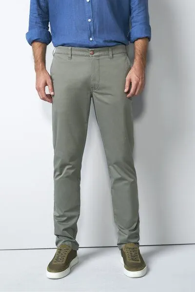 M 5 BY MEYER M 5 BY MEYER Chino mit Stretchbund, Grün (oliv), – Produktbild 6 von 8