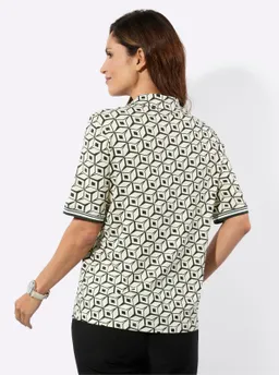 Witt Poloshirt champagner-schwarz-bedruckt – Produktbild 1 von 1