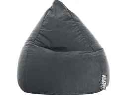 Sitzsack "easy L", 70 x 90 cm, anthrazit – Produktbild 1 von 1