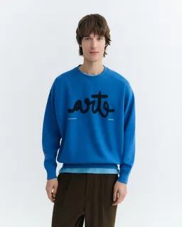 thinking mu Thinking MU Herren vegan Sweatshirt Jadewon Art Oversized Blau – Produktbild 1 von 1