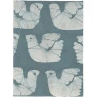 El Puente El Puente Notizbuch in Blau mit Friedenstauben-Motiv | Fair Trade & Handmade aus Bangladesch – Produktbild 1 von 1
