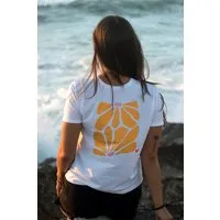 Kultgut Kultgut Artdesign - Leichtes/ Weiches Shirt - 100% Biobaumwolle / Flowers Forever, Weiß, – Produktbild 1 von 1