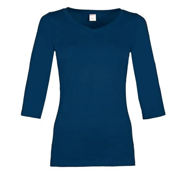 Frija Omina Frija Omina Bio 3/4 Arm-Shirt "Winda", Dunkelblau, – Produktbild 1 von 1