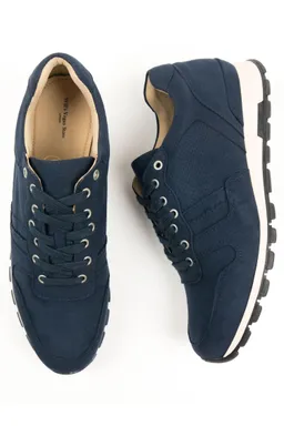 Will's Vegan Store Will's Vegan Store Herren vegan Sneaker Milan Dunkelblau – Produktbild 1 von 1