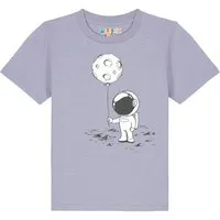 watabout kids watabout.kids T-Shirt Kinder Kleiner Astronaut mit Luftballon, Lavender, – Produktbild 1 von 1