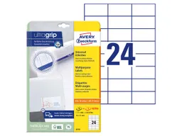Avery Zweckform 600 Avery Zweckform Universaletiketten 70 x 37 mm, A4, permanent – Produktbild 1 von 1