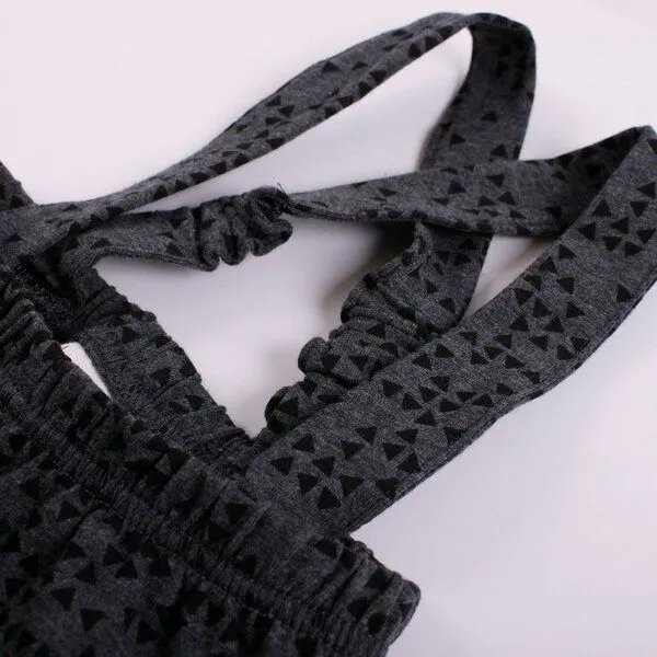 Müsli by Green Cotton Müsli by Green Cotton Baby Hose mit Trägern Dreiecke GOTS zertifiziert – Produktbild 2 von 3
