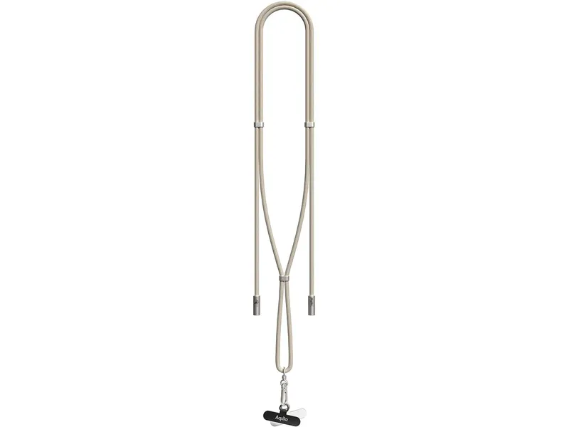 Aqiila Aqiila Lanyard mit Ladekabel USB-C auf USB-C, sand – Produktbild 1 von 1