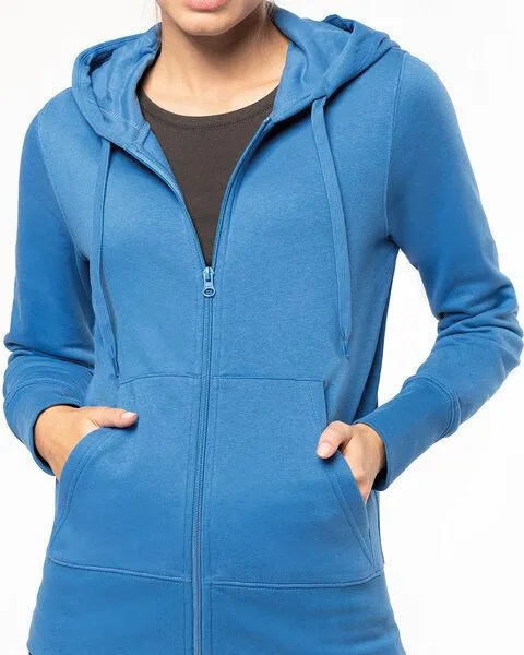 YTWOO YTWOO Nachhaltiges Basic Kapuzensweatshirt für Damen aus Nachhaltigen Materlialien, Grau, – Produktbild 2 von 3