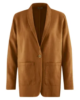 HempAge Hempage Damen vegan Oversized Blazer In Mandelform – Produktbild 1 von 1
